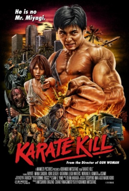 Exclusive: Poster Debut For Kurando Mitsutake's KARATE KILL From The Dude Designs